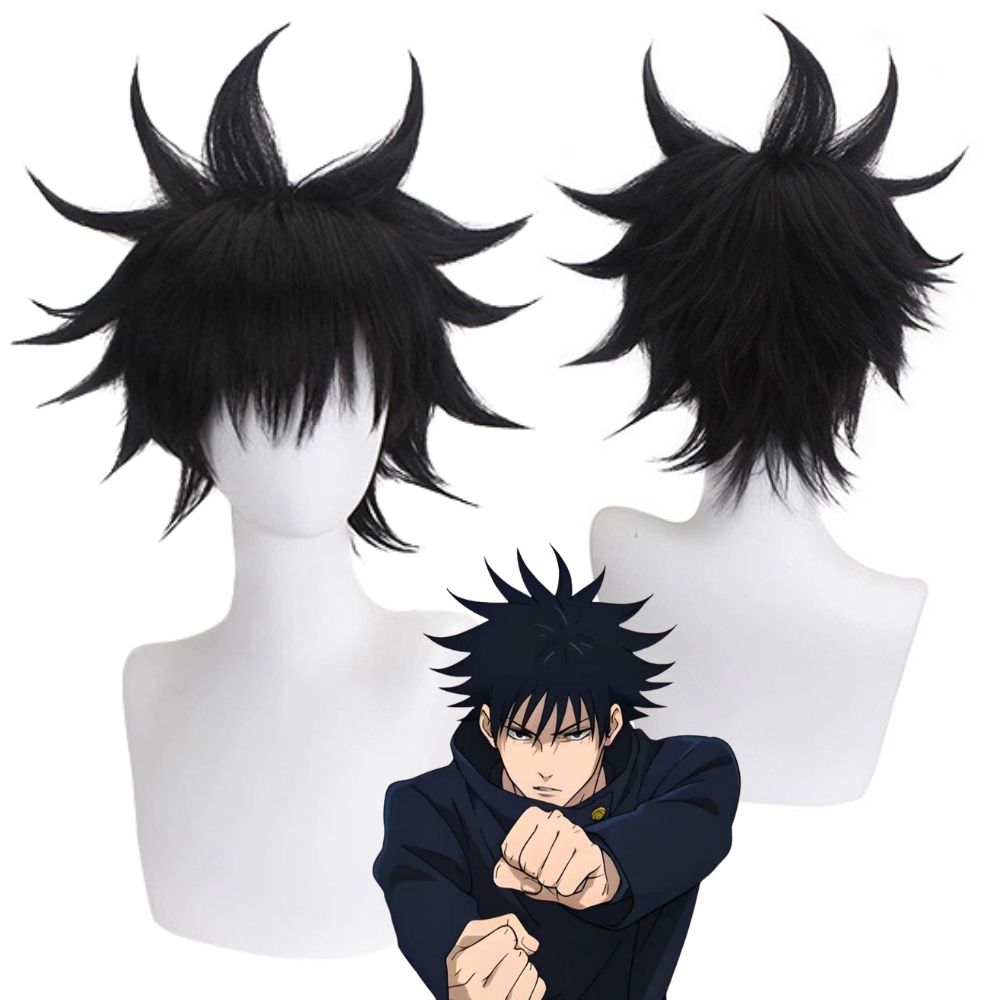 Quality Men'S Accessories - Peruka Cosplay Anime JJK Megumi Fushiguro,