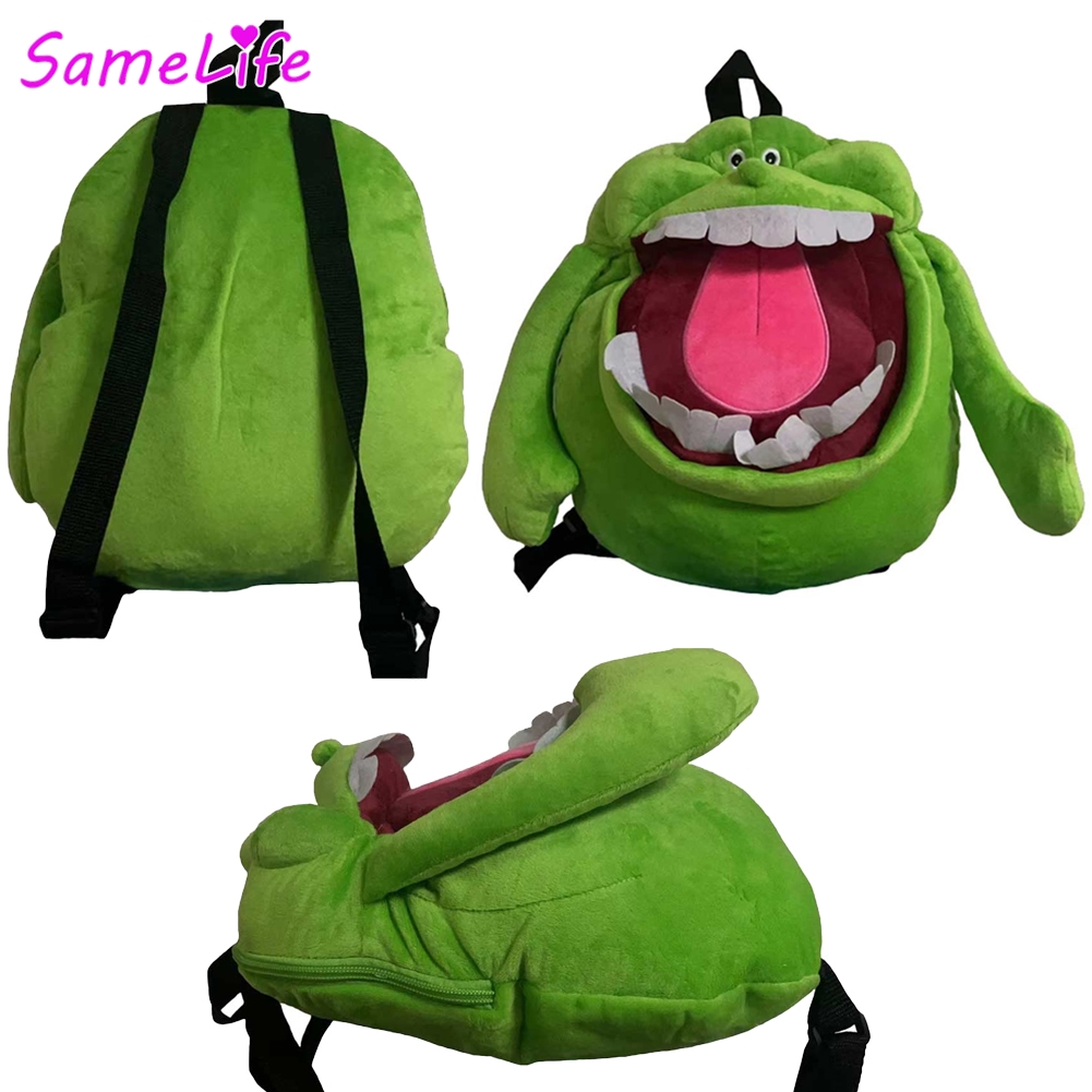Men Accessories Bag - Zielony Duch Slimer Plecak Cosplay Fantazyjna