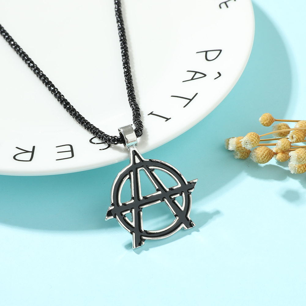 Men Accessories Logo - Naszyjnik z symbolem Avengers, litera A,