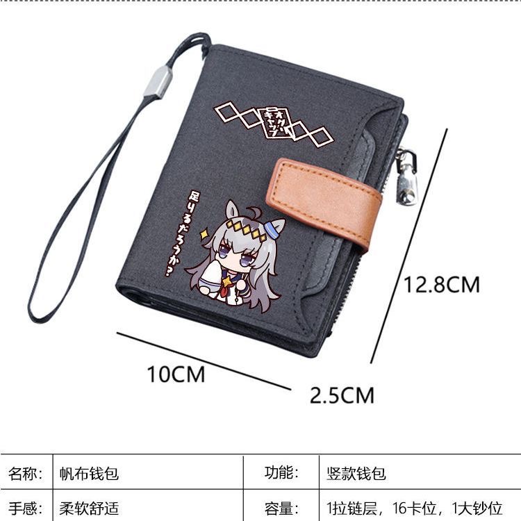 Men Accessories Bag - Portfelik Anime Japońskie Małe Kuri Hat