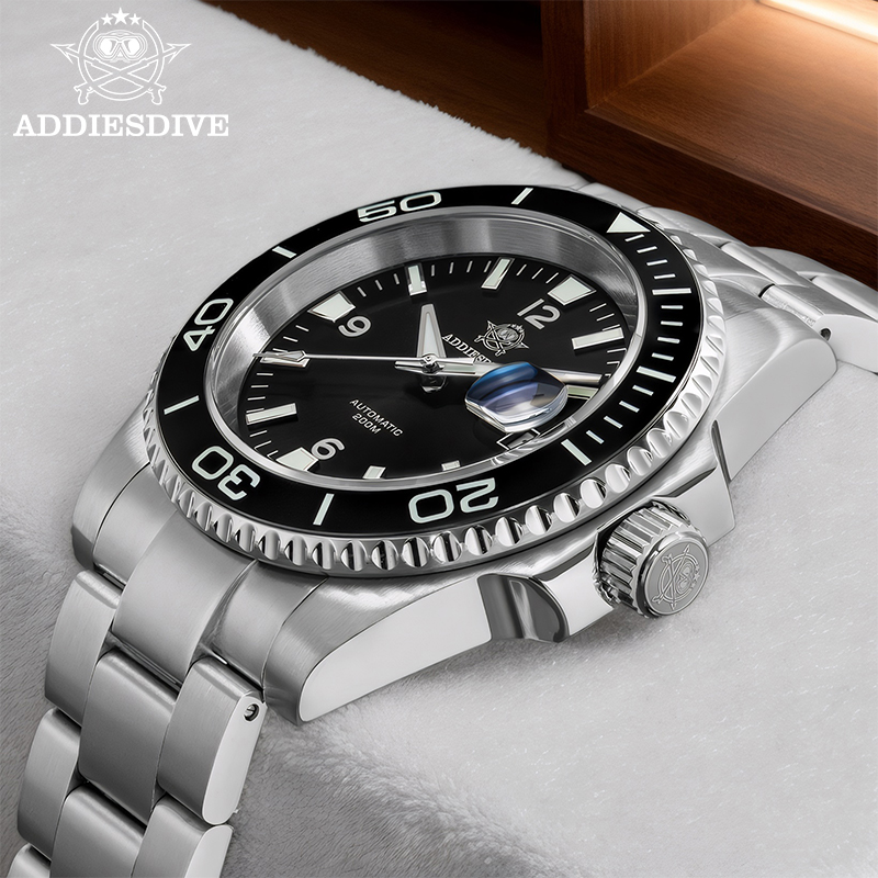ADDIESDIVE Nowy Zegarek Nurkow – Men'S Accessories Fashion recenzja i cena