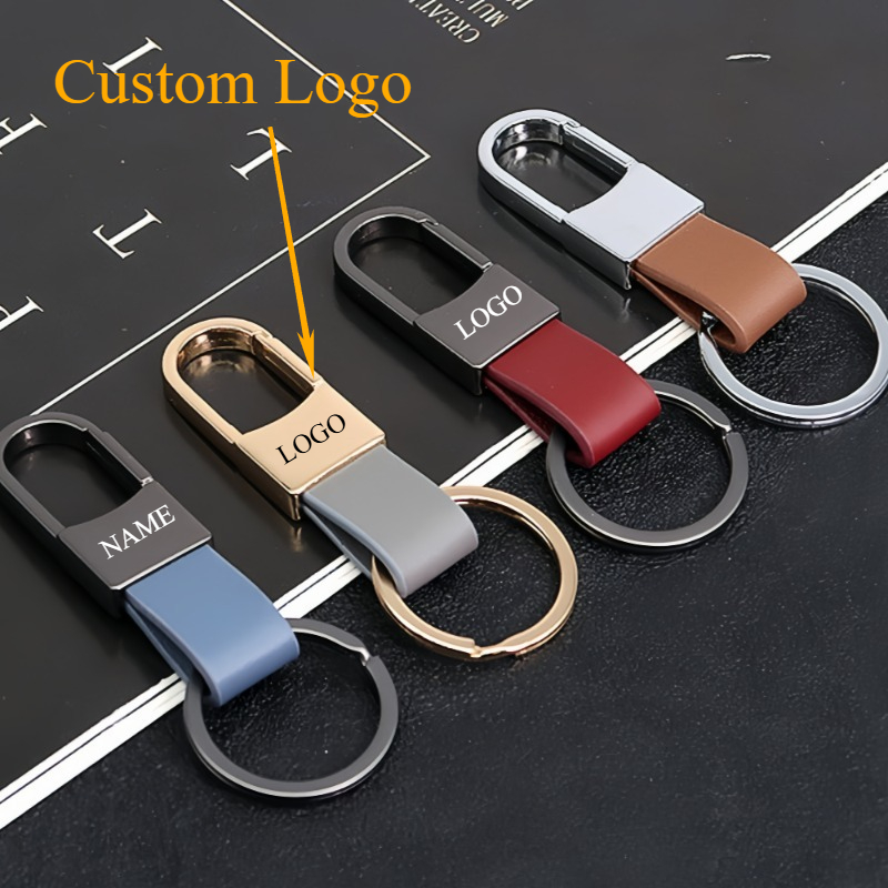 Modne skórzane breloki do kluc – Men Accessories Logo recenzja i cena