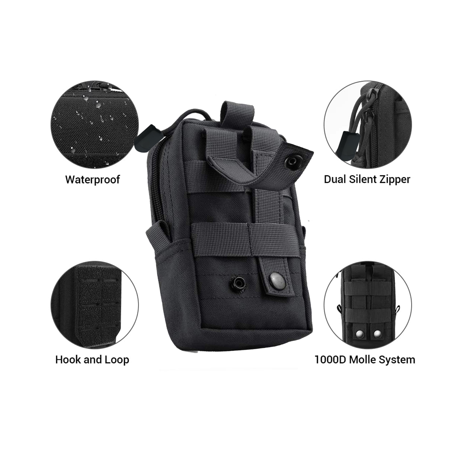 Taktyczna saszetka Molle sasze – Men Accessories Bag recenzja i cena