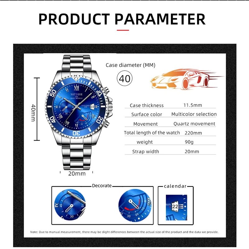 Męskie zegarki modowe luksusow – Men Accessories For Wrist recenzja i cena