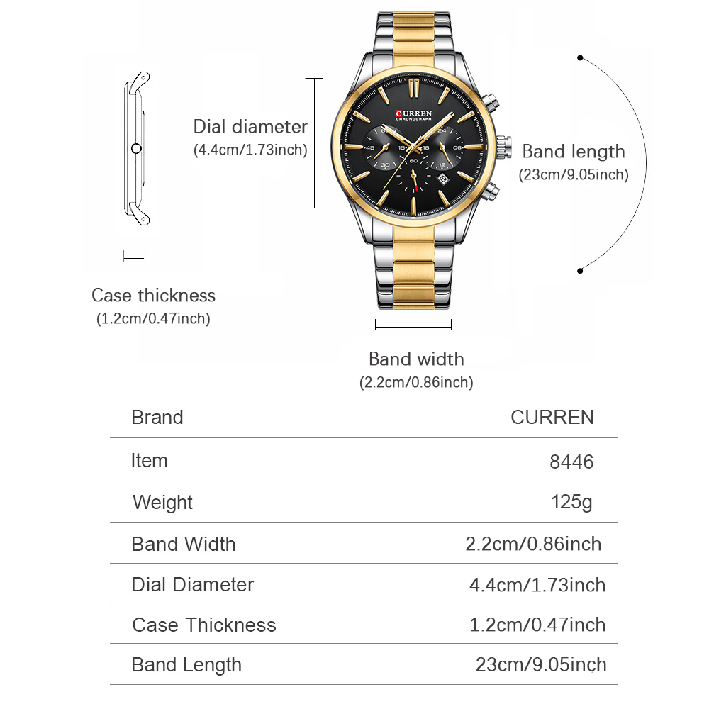 CURREN Casual Quartz Chrono Sp – Men'S Accessories Fashion recenzja i cena